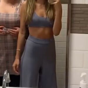 Free People lavender cotton set.